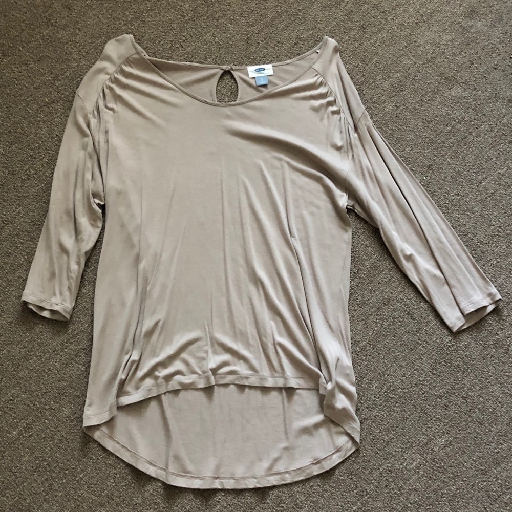 Light Brown Long Sleeve T-Shirt